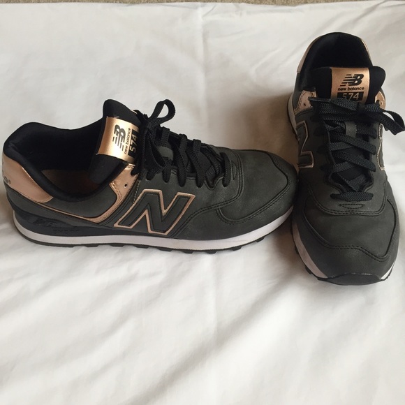 new balance sneakers rose gold